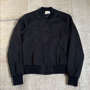Aritizia Wilfred Poussin black bomber jacket